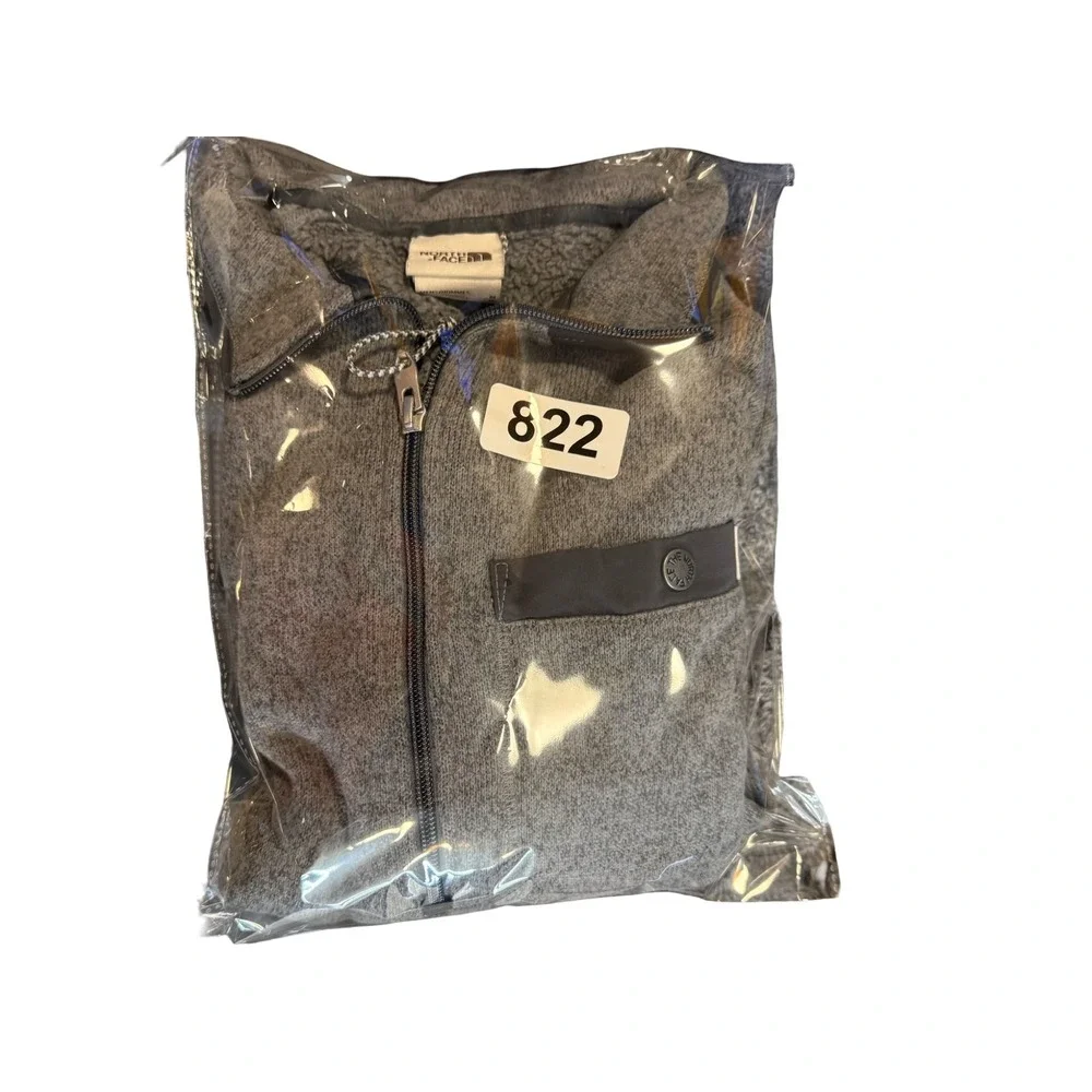 The North Face Fleece Quarter Zip Pullover Gray Outdoor Casual‎ Men's M